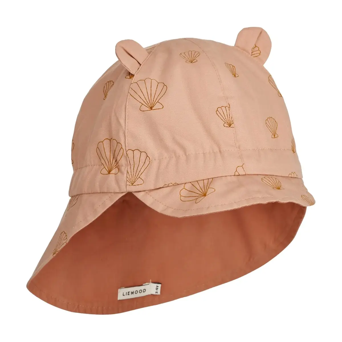 Liewood Wende-Sonnenhut Gorm „Sea shell / Pale tuscany“, 0M-3M, 6M-2J