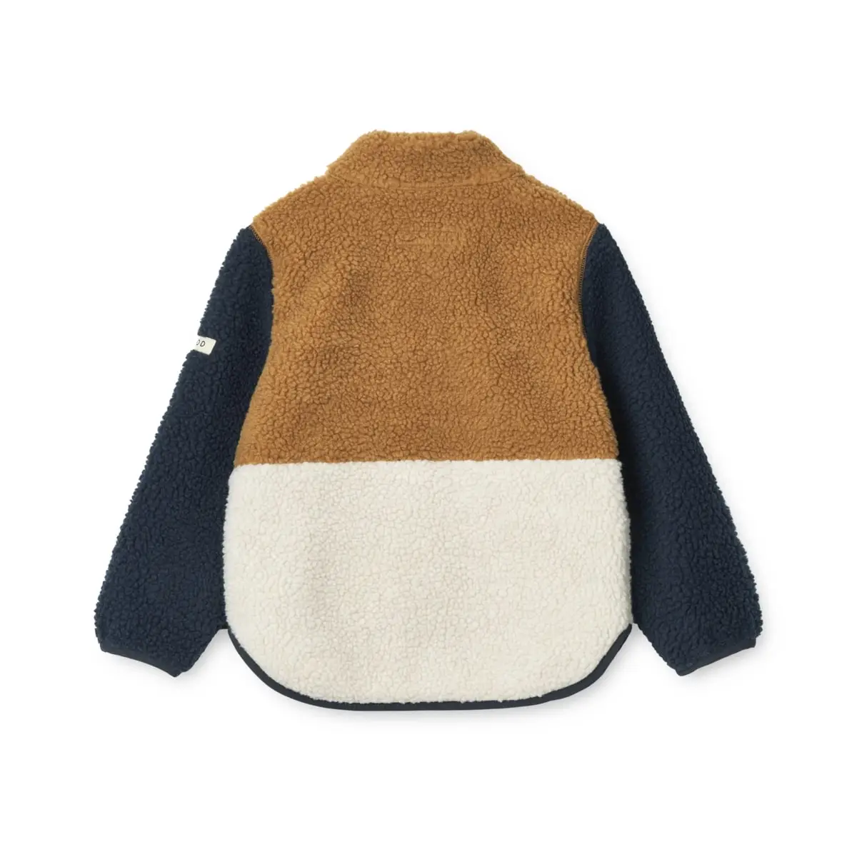 Liewood Nolan Sherpa Jacke für Kinder „Midnight navy multi mix“