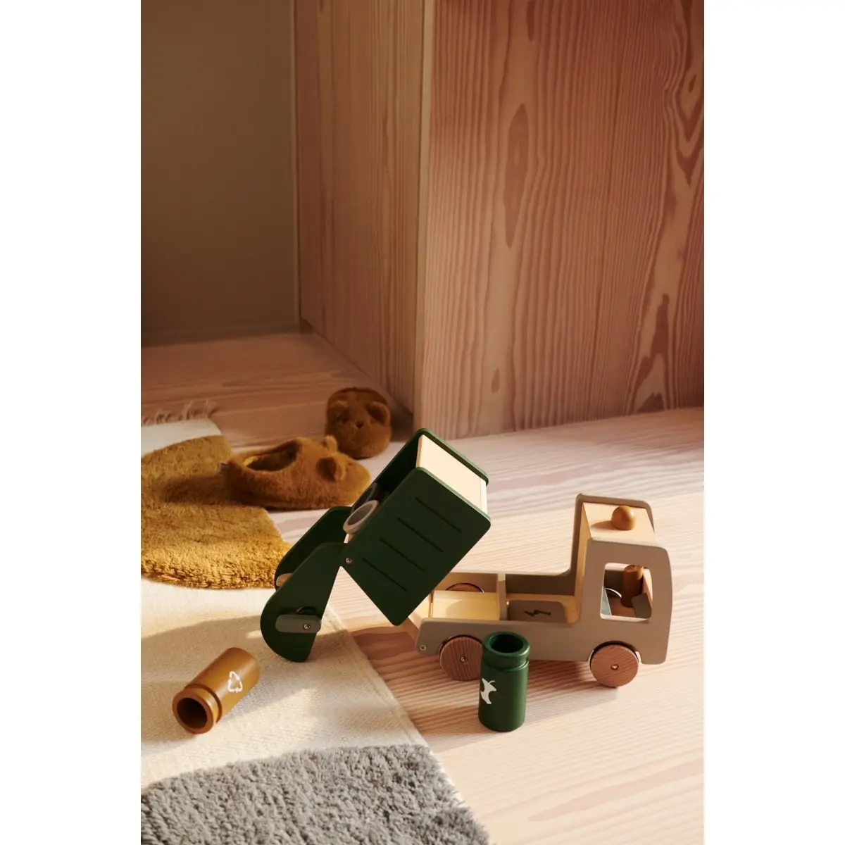 Liewood Liewood Holz-Müllwagen Irina „Garden green multi mix“