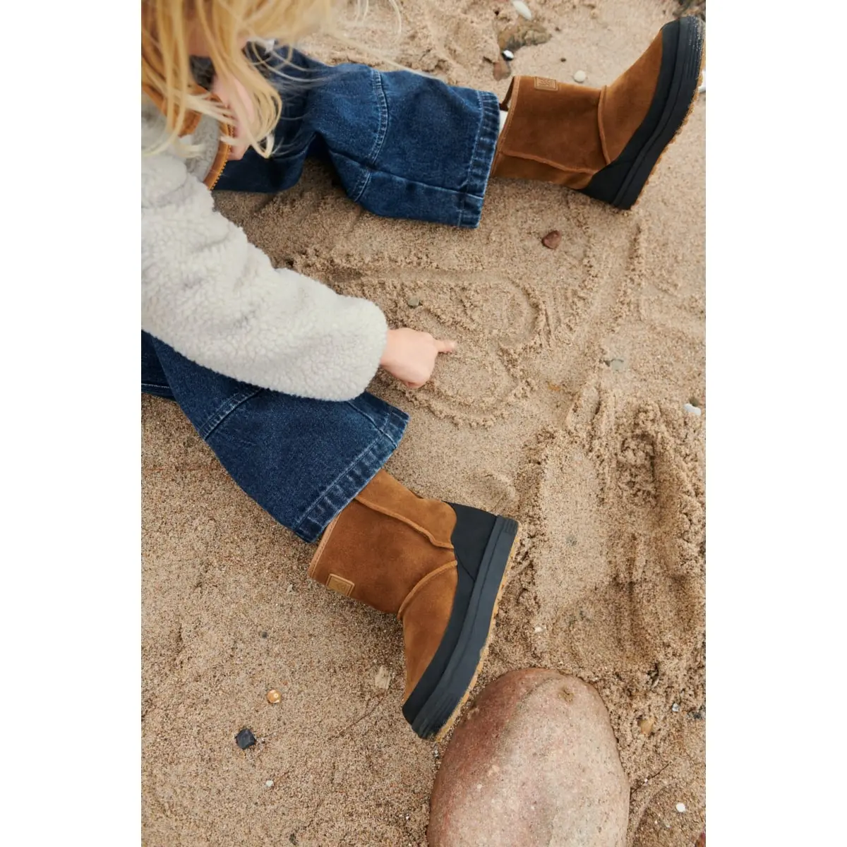 Liewood Wildlederstiefel Mattie „Pecan Black“