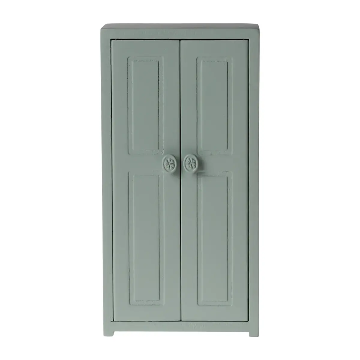 Maileg Kleiderschrank aus Holz, Maus, hellblau, H14cm – Bild 3
