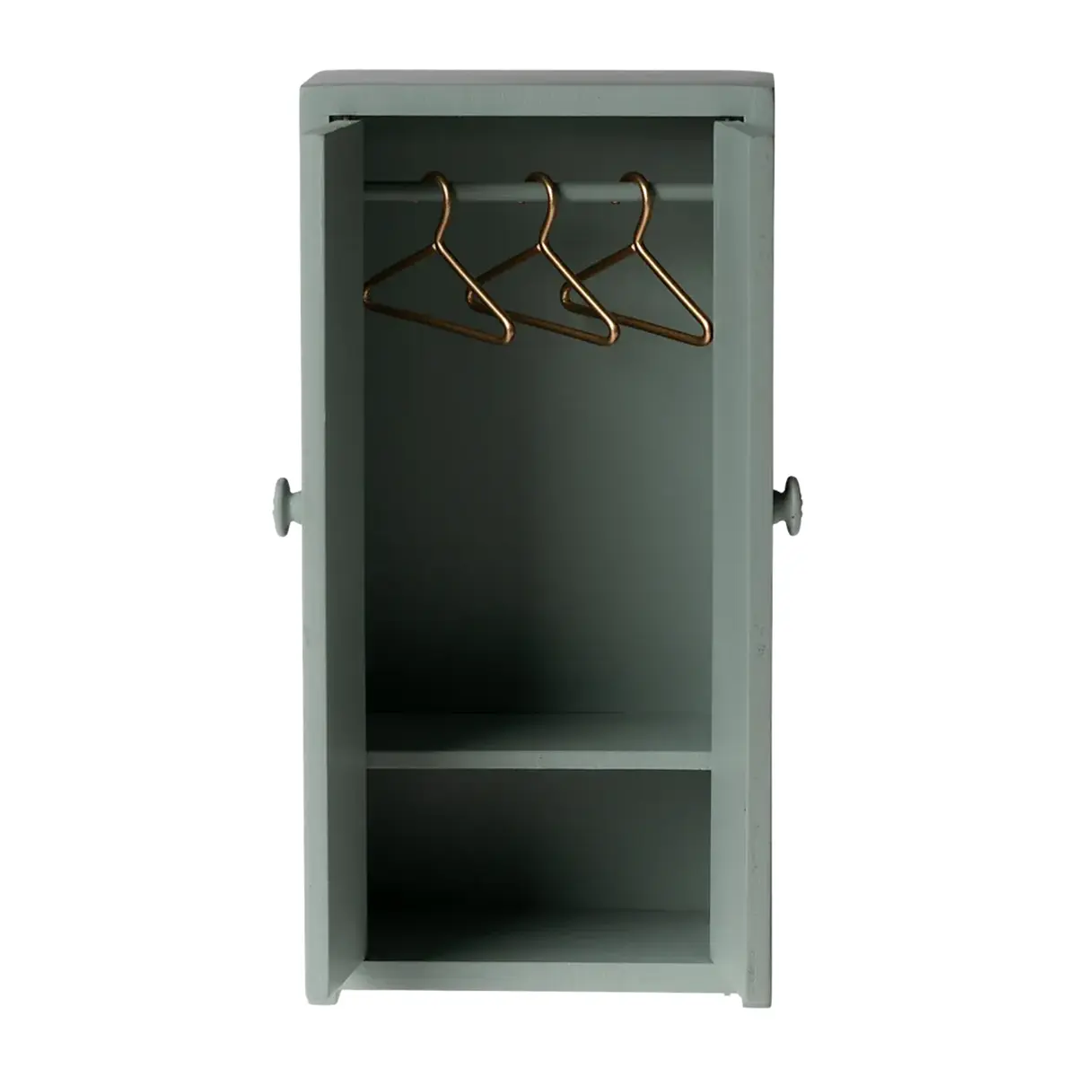 Maileg Kleiderschrank aus Holz, Maus, hellblau, H14cm – Bild 2