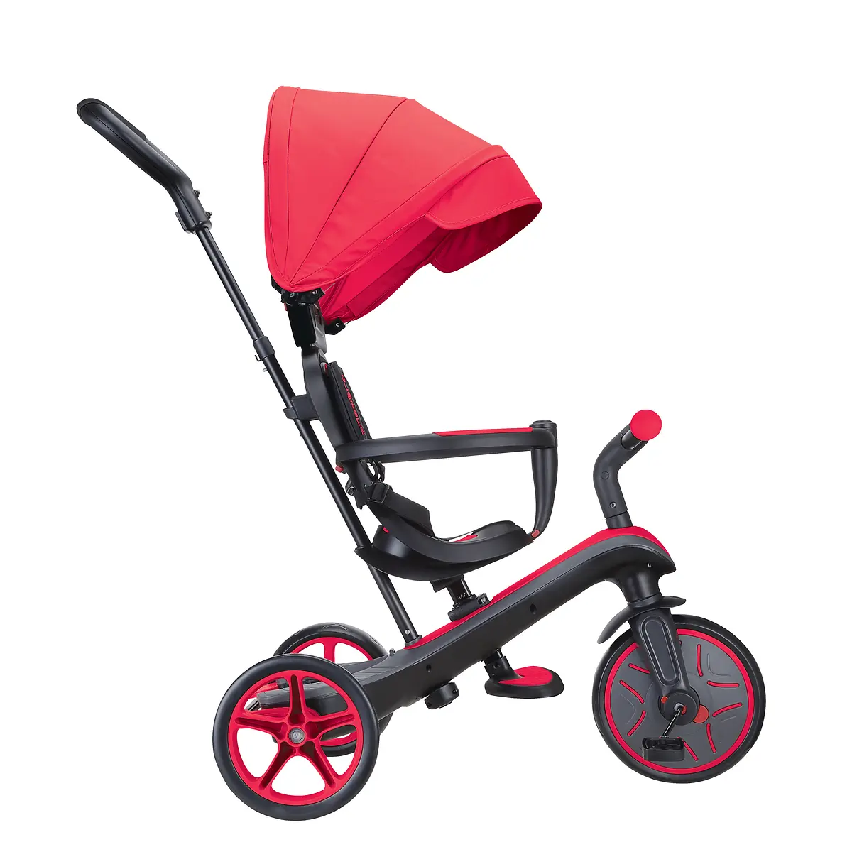 Globber Trike Explorer 4-in-1 – Rot, 10M-5J, mitwachsendes Dreirad (neue Version) – Bild 7