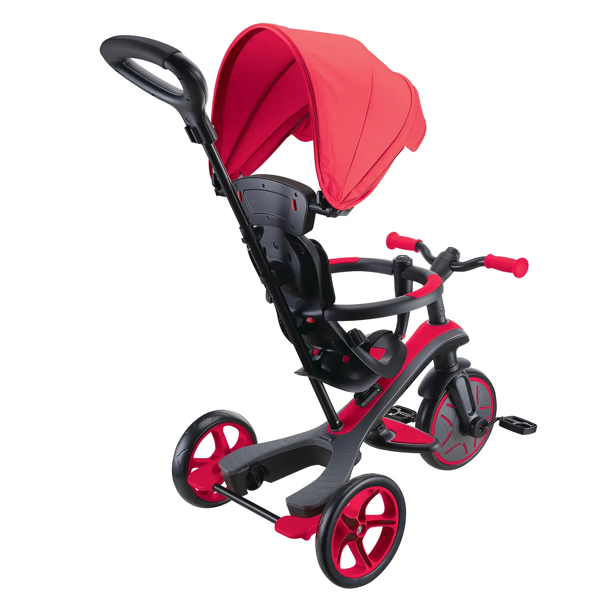 Globber Trike Explorer 4-in-1 – Rot, 10M-5J, mitwachsendes Dreirad (neue Version) – Bild 16
