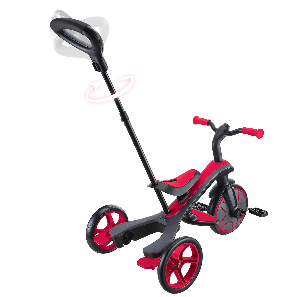 Globber Trike Explorer 4-in-1 – Rot, 10M-5J, mitwachsendes Dreirad (neue Version) – Bild 12