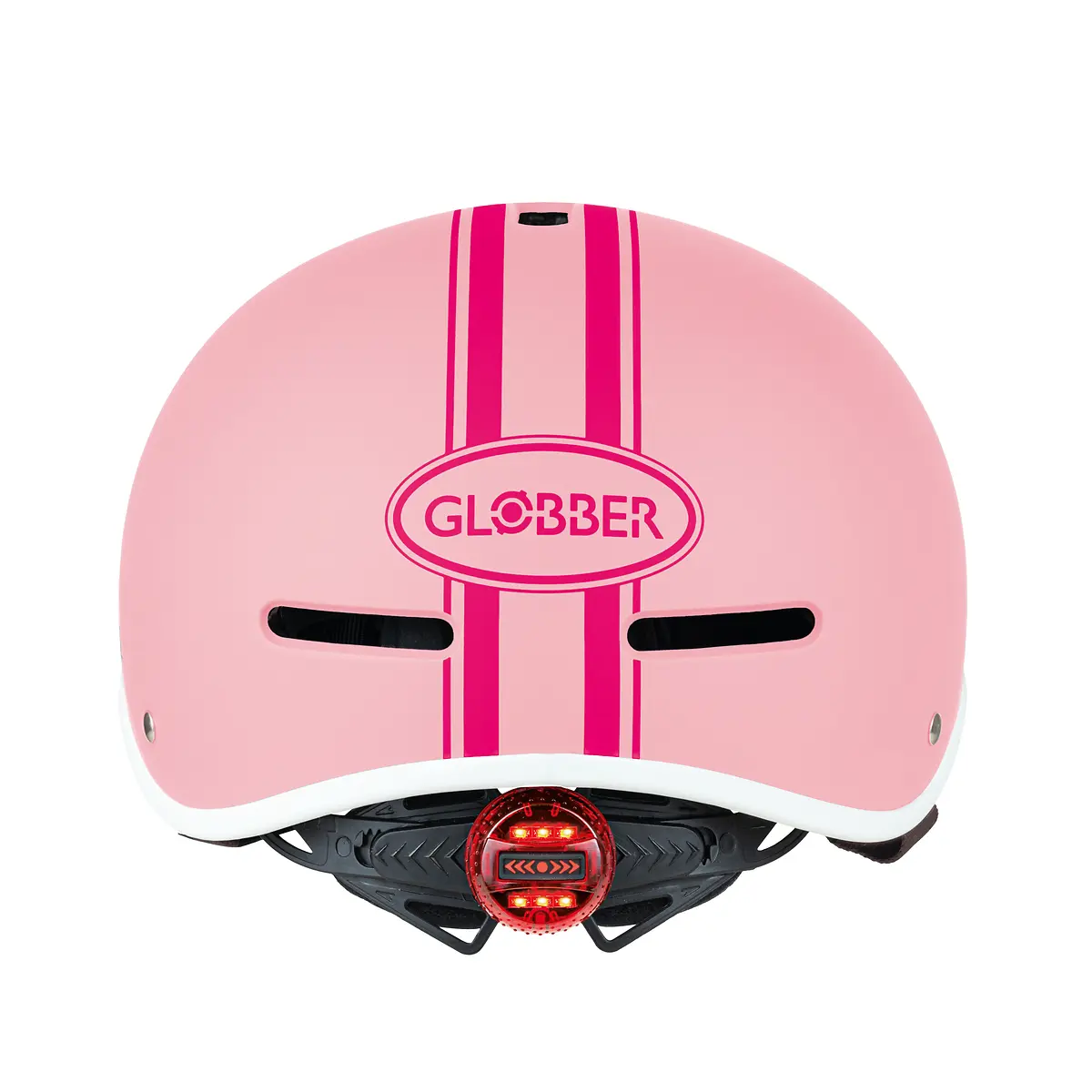 Globber Kinderhelm Master Lights, pastellrosa, Gr. XS/S, 47-51 cm