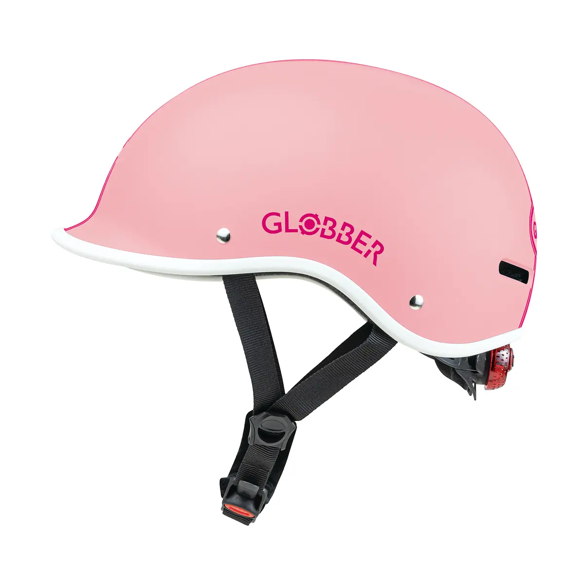 Globber Kinderhelm Master Lights, pastellrosa, Gr. XS/S, 47-51 cm