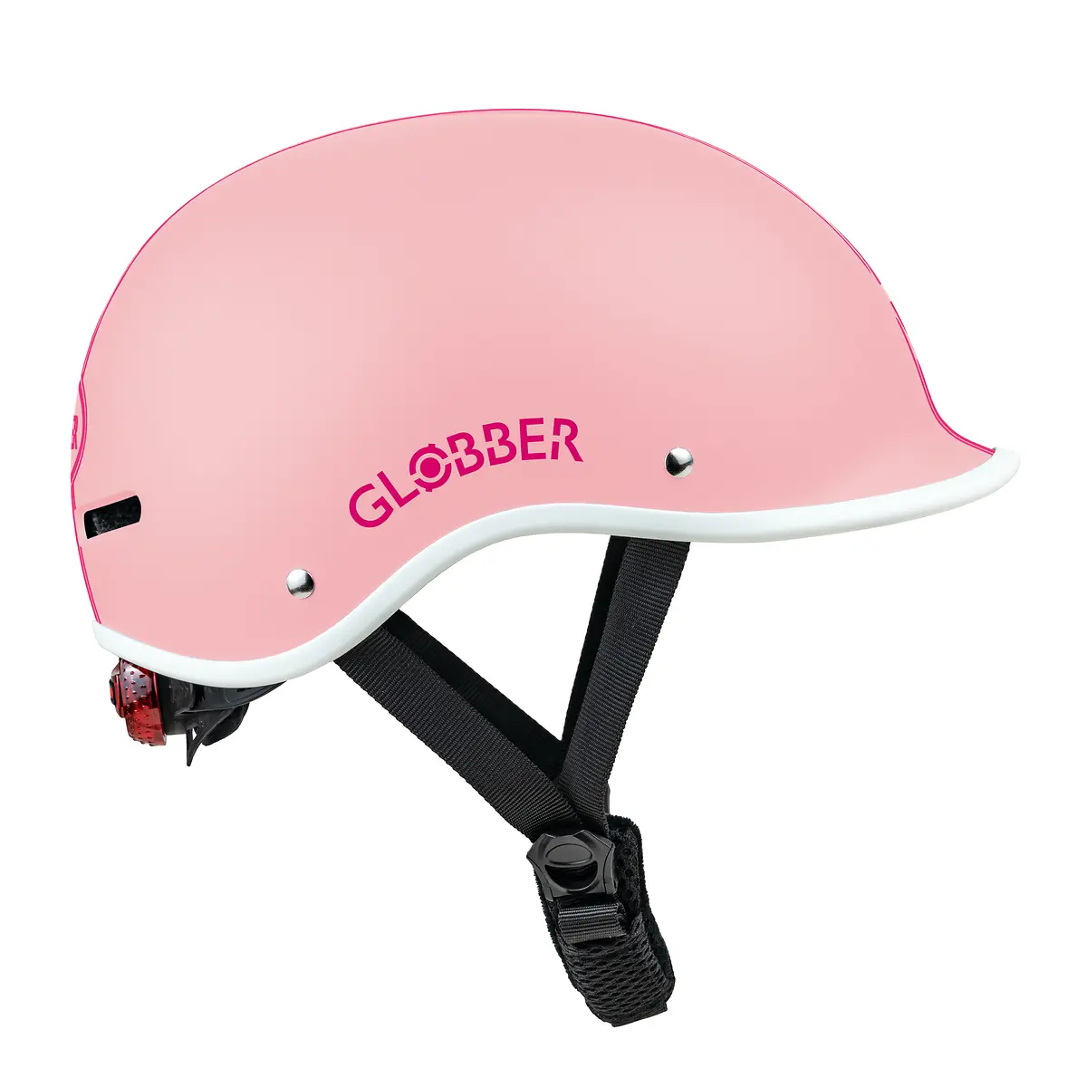 Globber Kinderhelm Master Lights, pastellrosa, Gr. XS/S, 47-51 cm