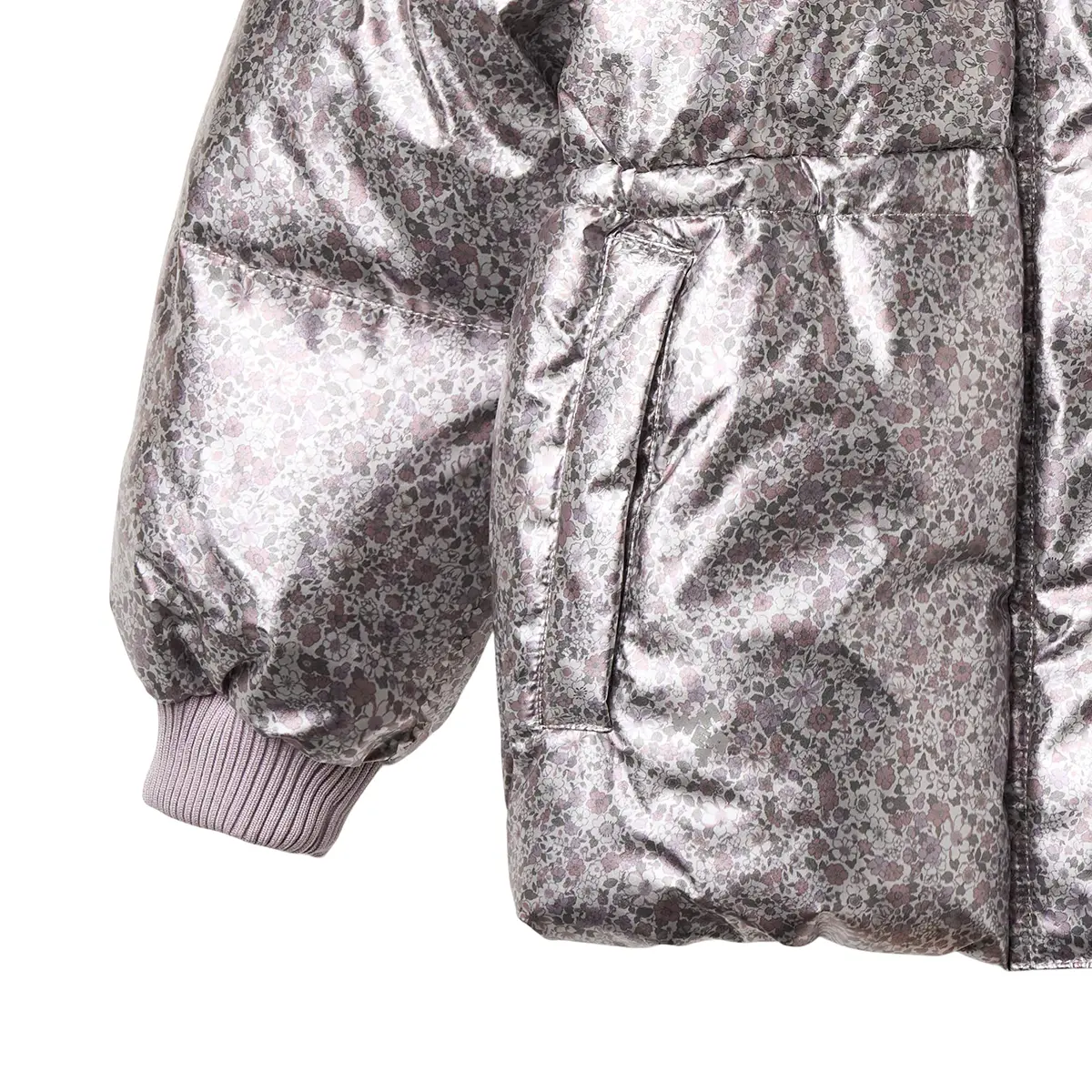 Wheat Puffer Mantel Eli „Silver Flower Madow“