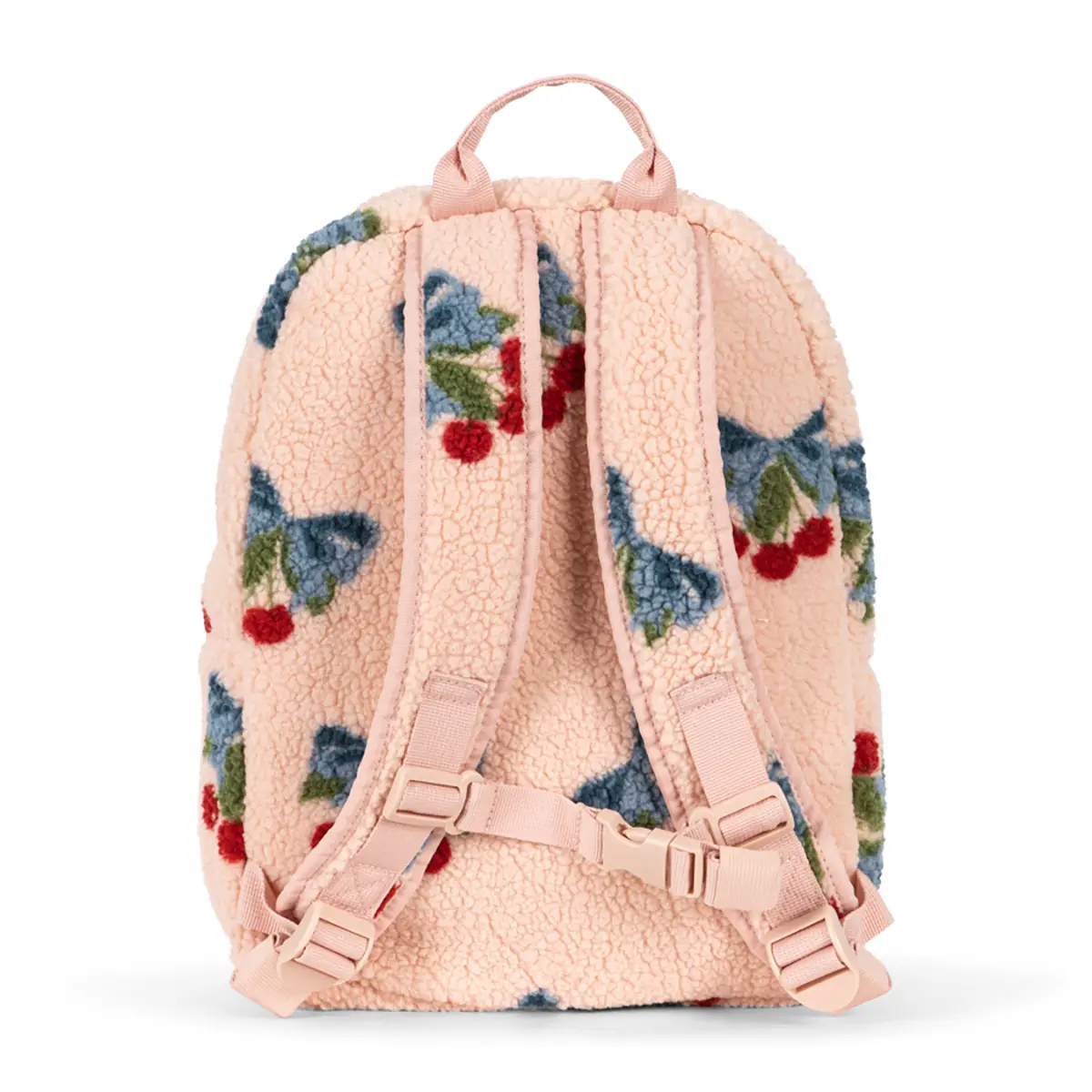 Konges Sløjd Teddyfell-Kinderrucksack Jody „Amarena Rose“, midi