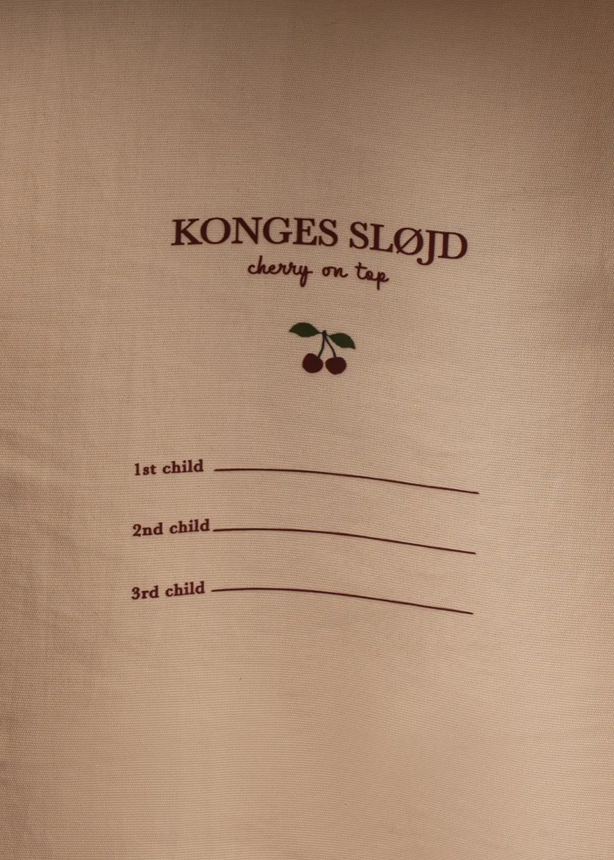 Konges Sløjd Teddyfell-Kinderrucksack Jody „Amarena Rose“, midi