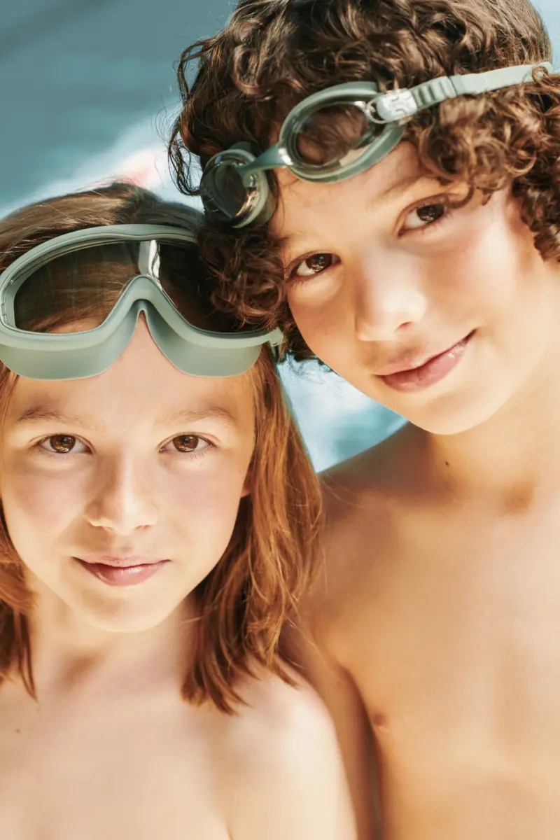 Liewood Kerem Kinder-Schwimmbrille „Peppermint / Garden green“
