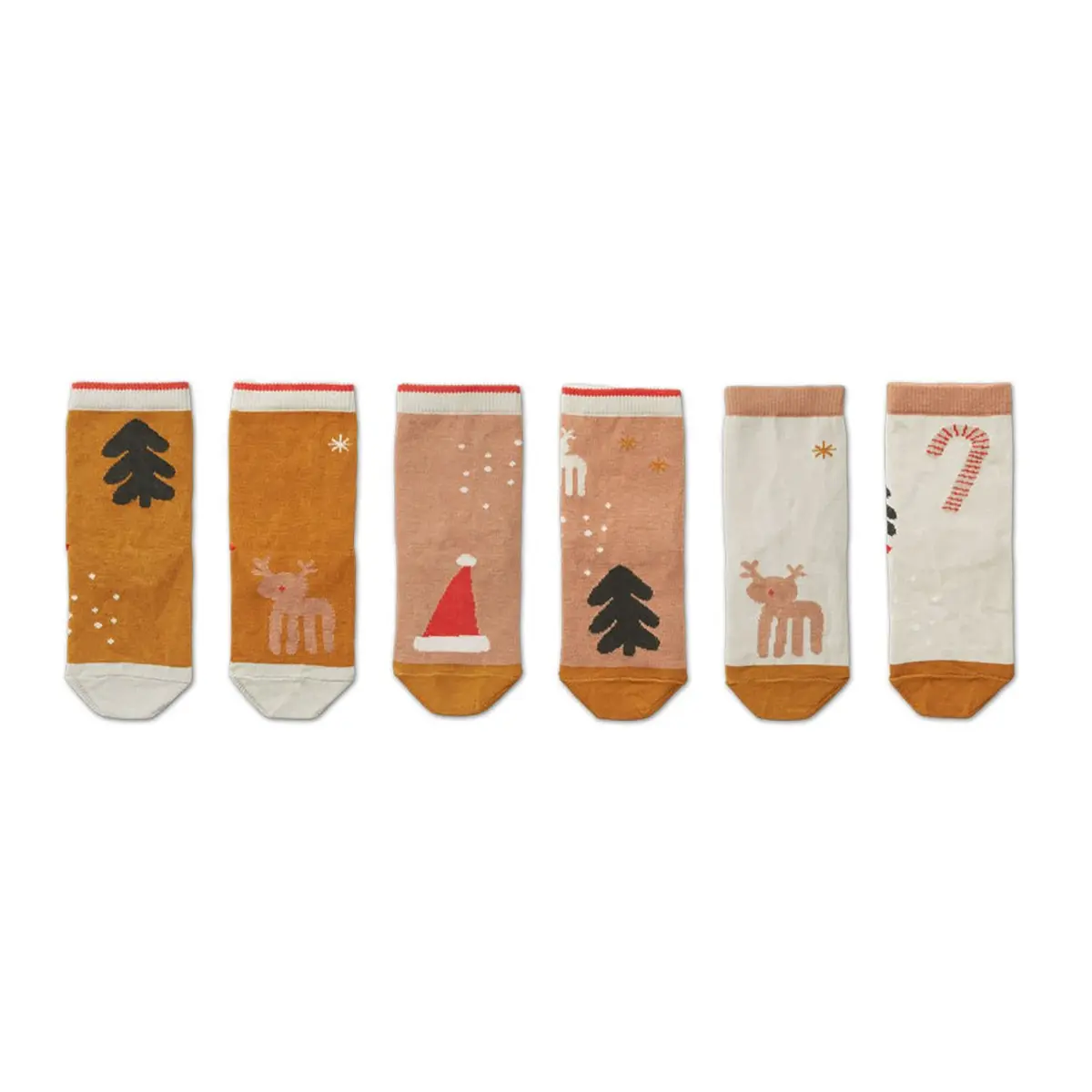 Liewood Silas Kindersocken „Tuscany rose / Multi mix“, 3er-Pack