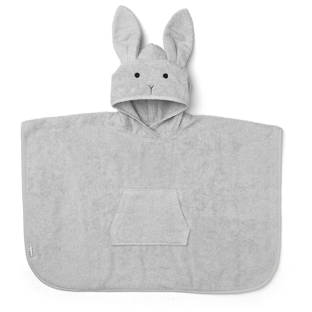 Liewood Badeponcho Rabbit dumbo grey LW12356-0032