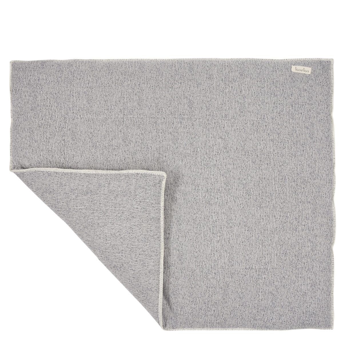 koeka Krabbeldecke Vigo sparkle grey Rückseite