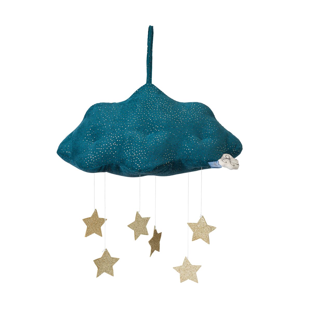 Picca Loulou Wolke mit Sternen, blau, H34cm 01