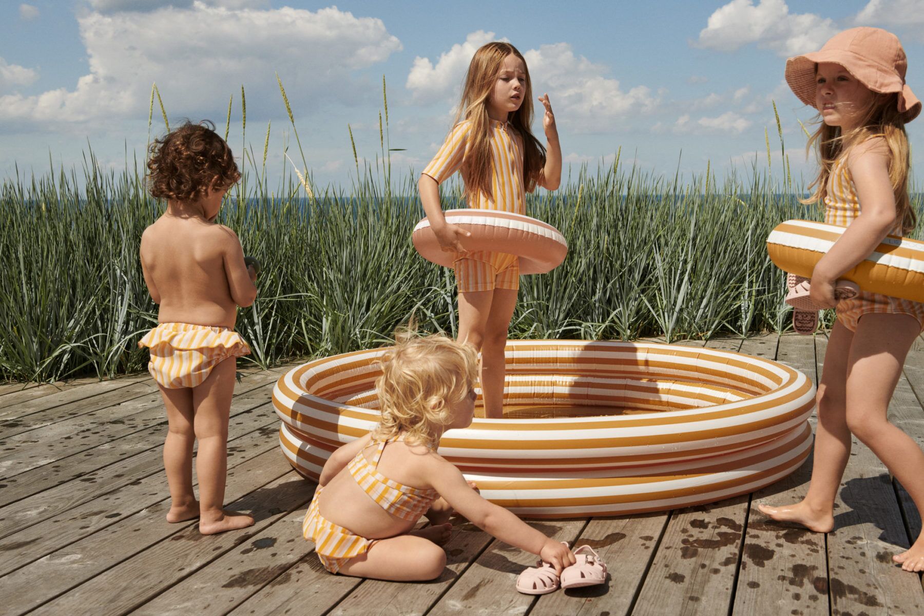 Liewood Savannah Pool : Planschbecken „Mustard : Creme“ Mood