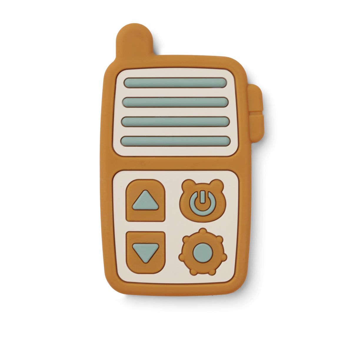 Liewood Esben Spielzeug Walkie Talkie „Golden caramel multi mix“, Silikon, H11cm