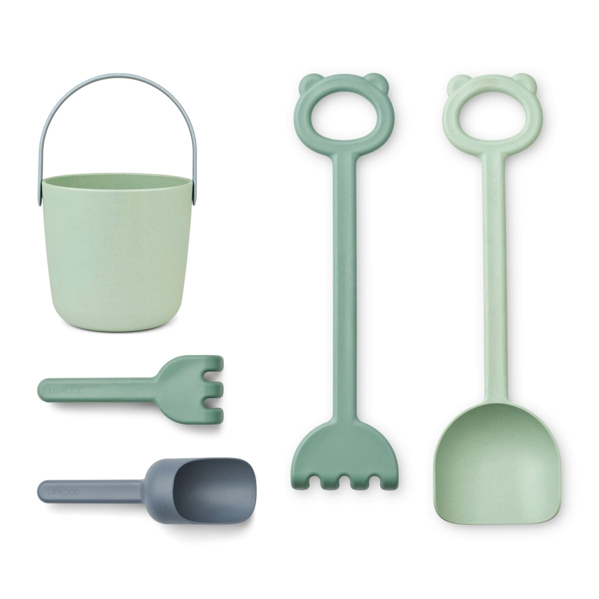 DELISTED Liewood Harper Strand-/Sandset „Dusty mint multi mix“, 5-teilig