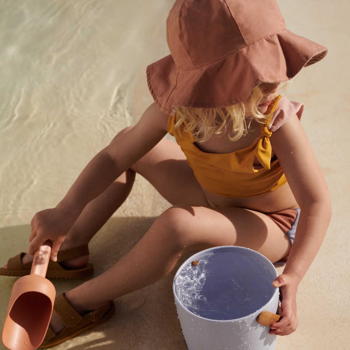 DELISTED Liewood Harper Strand-/Sandset „Dusty mint multi mix“, 5-teilig – Bild 2