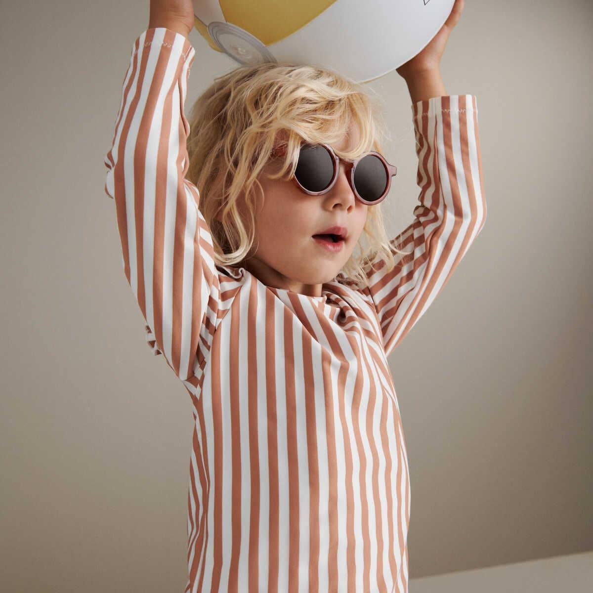 Liewood Langarm-Schwimm-T-Shirt Tenley „Tuscany Rose / sandy“, LSF 40+, Gr. 80 – Bild 4