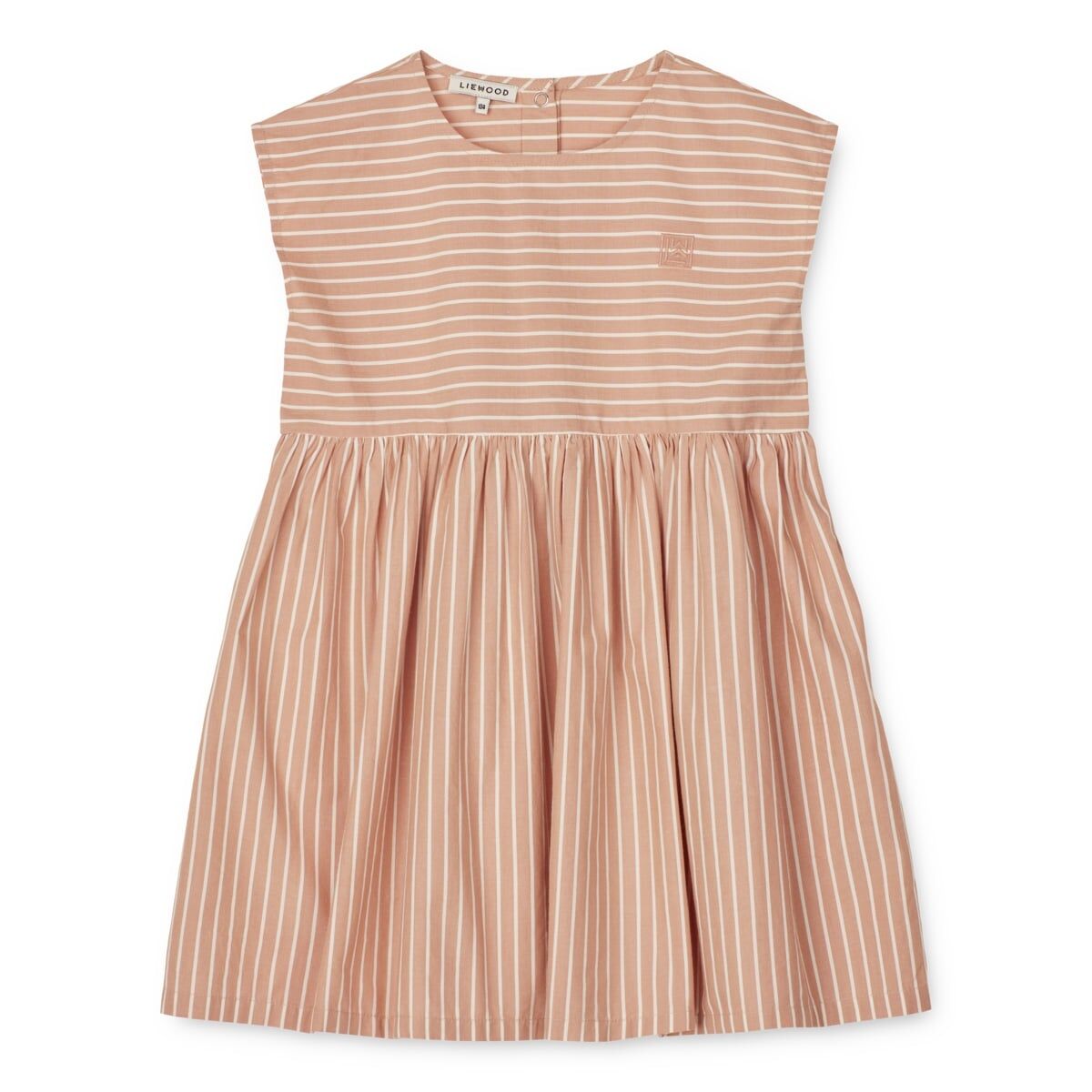 Liewood Baumwollkleid Nira „Tuscany rose / Creme de la creme“, Gr. 56-122