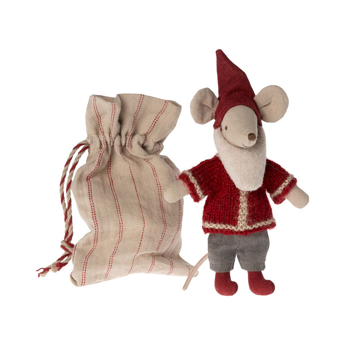 Maileg Big Brother Weihnachtsmann Maus mit Lebkuchenhaus – Bild 2