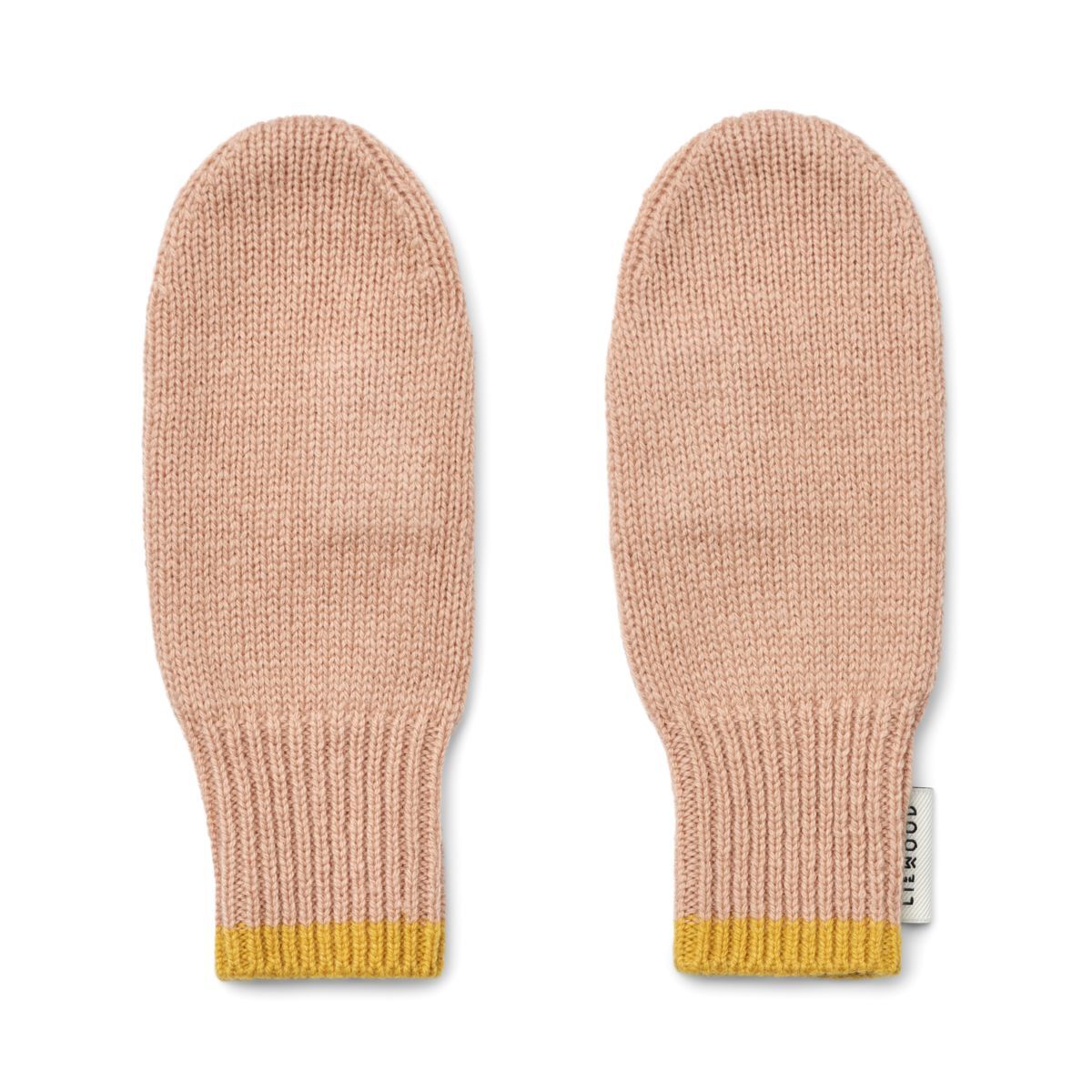 Liewood Fäustlinge Millie aus Merionwolle „Tuscany rose / Lemon flake“, 1-7 Jahre, OEKO-TEX®