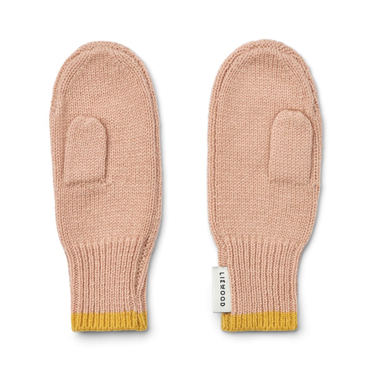 Liewood Fäustlinge Millie aus Merionwolle „Tuscany rose / Lemon flake“, 1-7 Jahre, OEKO-TEX®