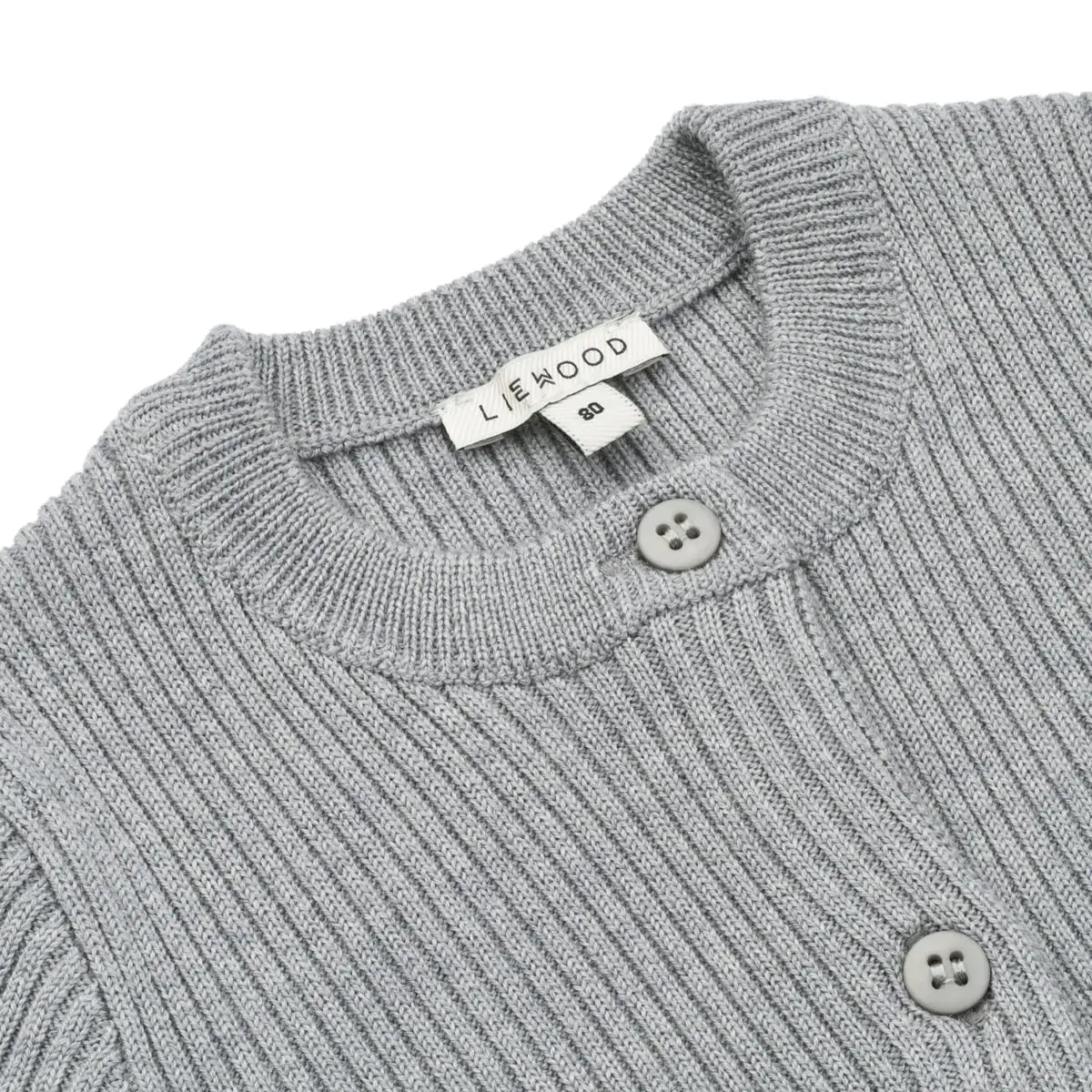 Liewood Merion-Jumpsuit Igor „Grey melange“, Gr. 56-92 – Bild 3