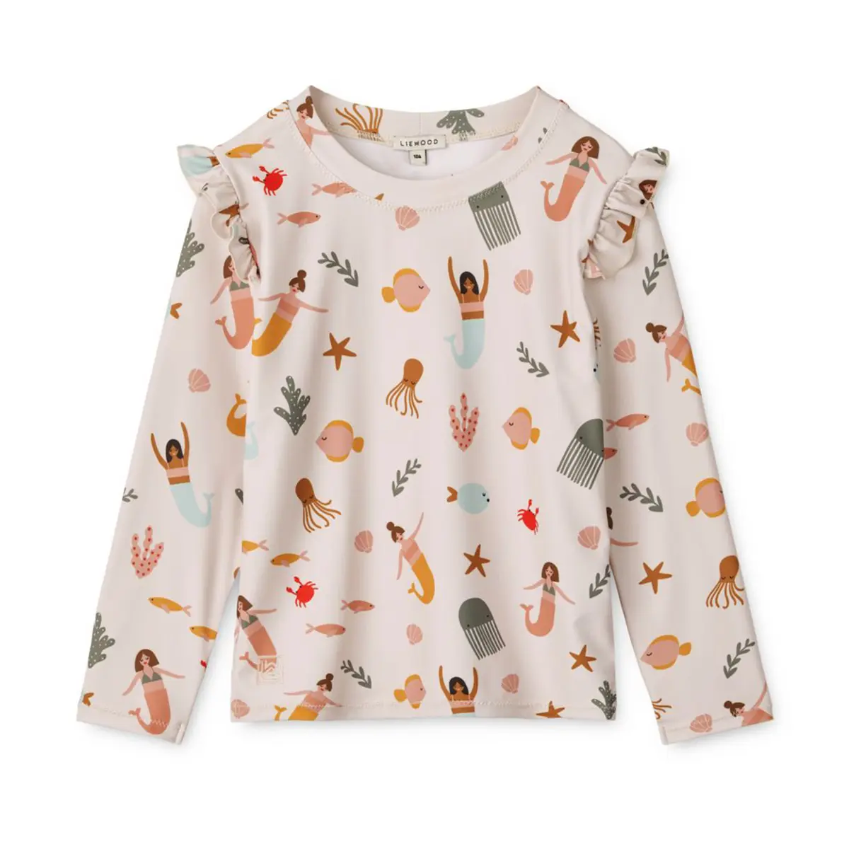 Liewood Langarm-Schwimm-T-Shirt Tenley „Mermaids / Sandy“