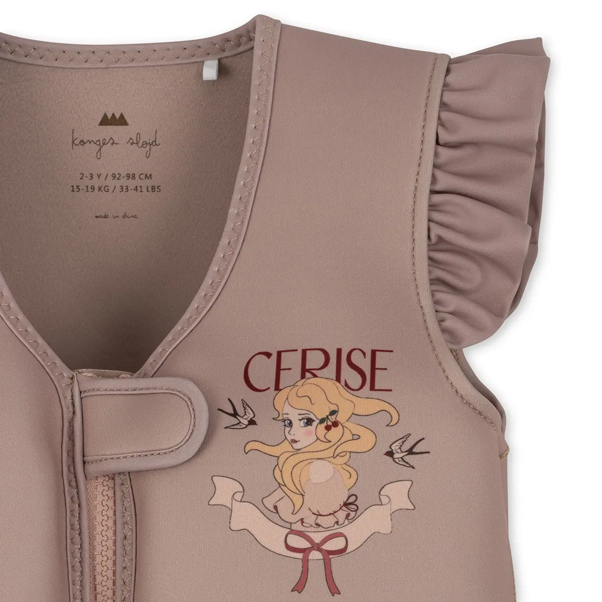 Konges Sløjd Kinder-Schwimmweste „Princess“, Neopren, 1-6J