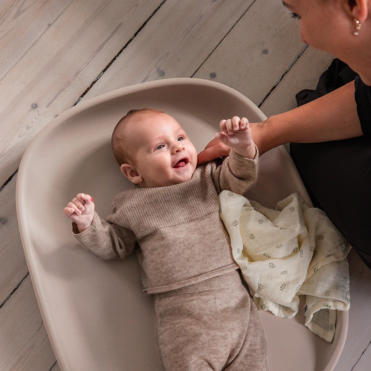 Sebra PUSLE PUR Wickelmatte, Birchbark rose, 65x50x8cm