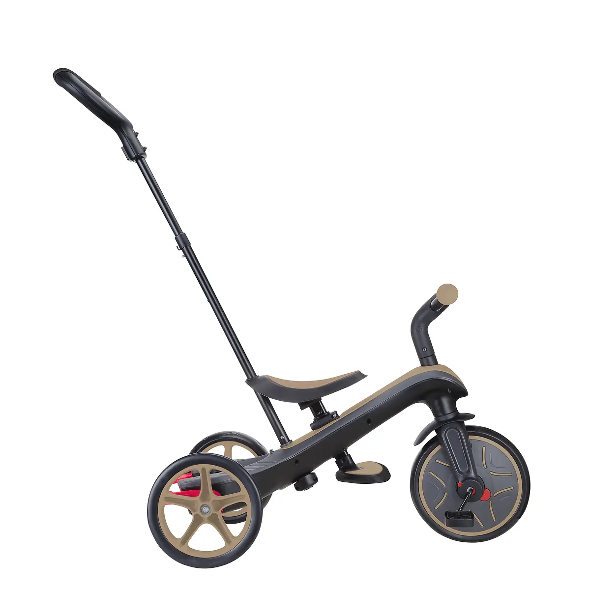 Globber Trike Explorer 4-in-1 – Sand, 10M-5J, mitwachsendes Dreirad (neue Version)