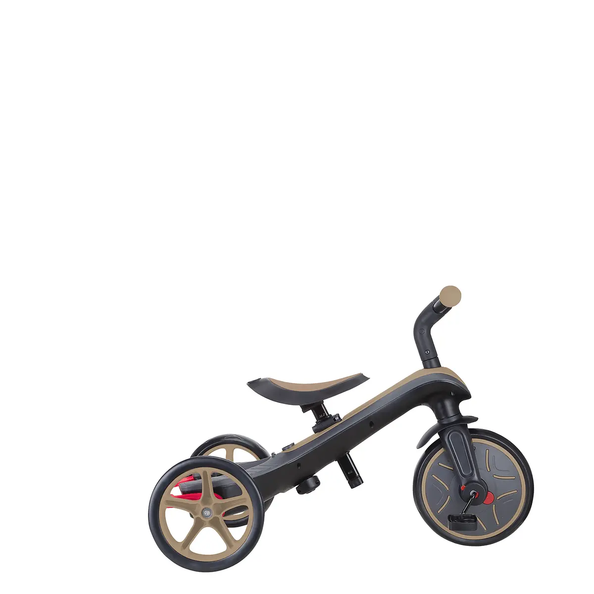 Globber Trike Explorer 4-in-1 – Sand, 10M-5J, mitwachsendes Dreirad (neue Version)