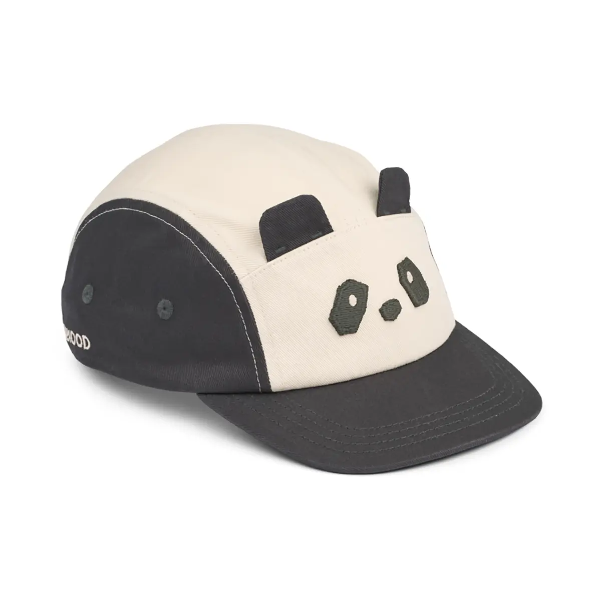 Liewood Panda-Kappe Rory „Sandy / Dark grey“