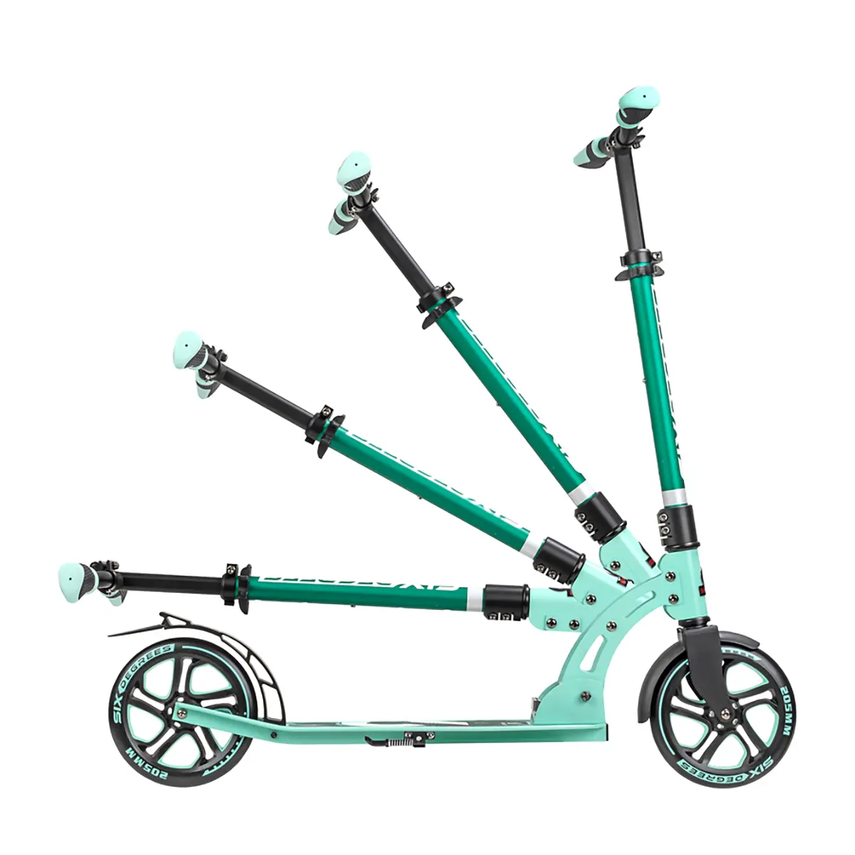 Six Degrees Aluminium Scooter 205 mm - Mint