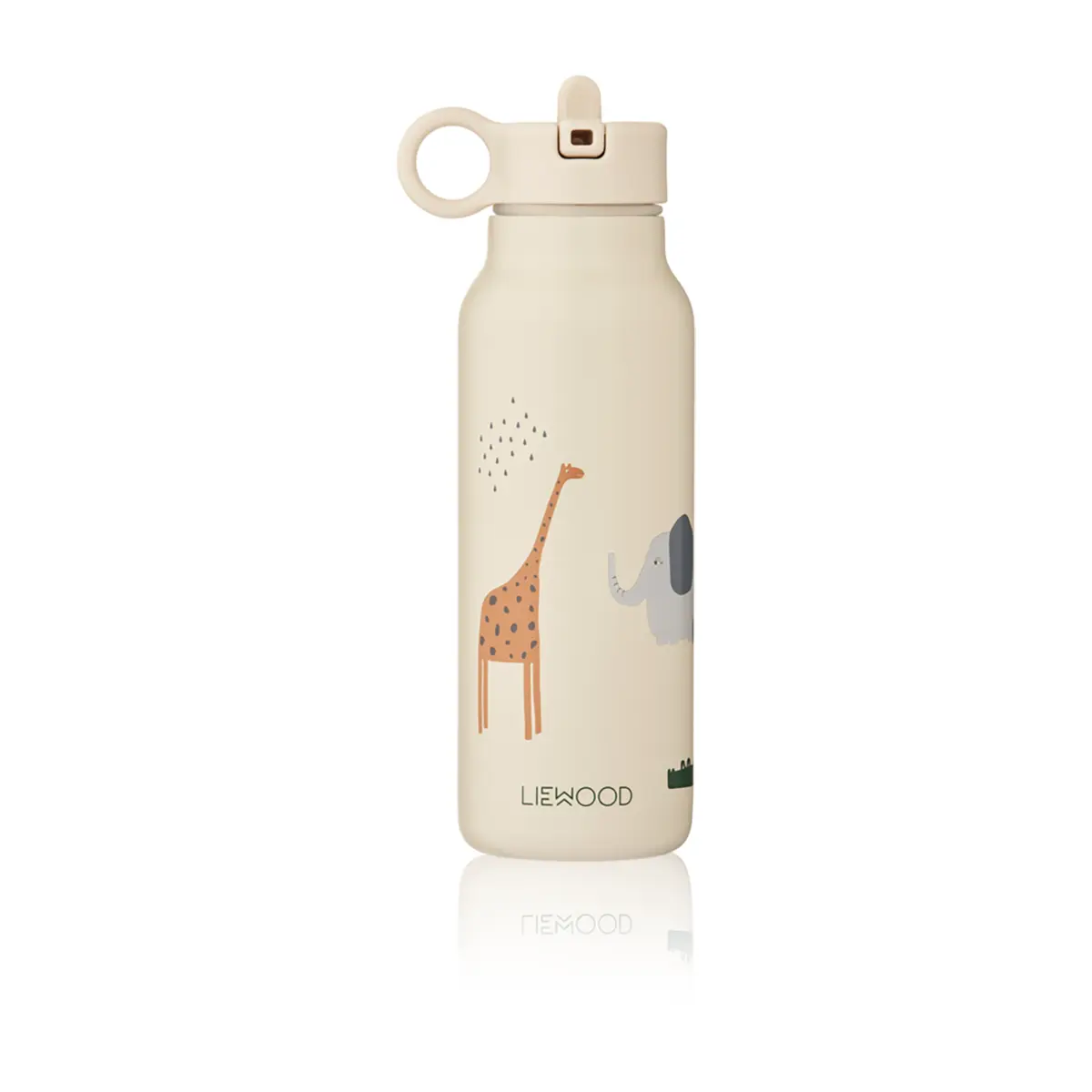Liewood Falk Edelstahl Trinkflasche „Safari sandy mix" 350ml, Medium