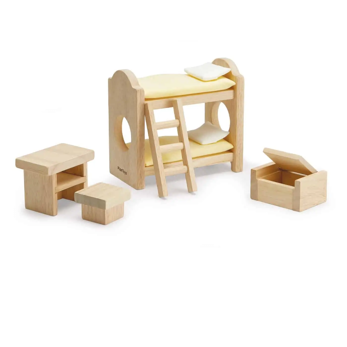 PlanToys Kinderzimmer Classic Puppenhausmöbel-Set