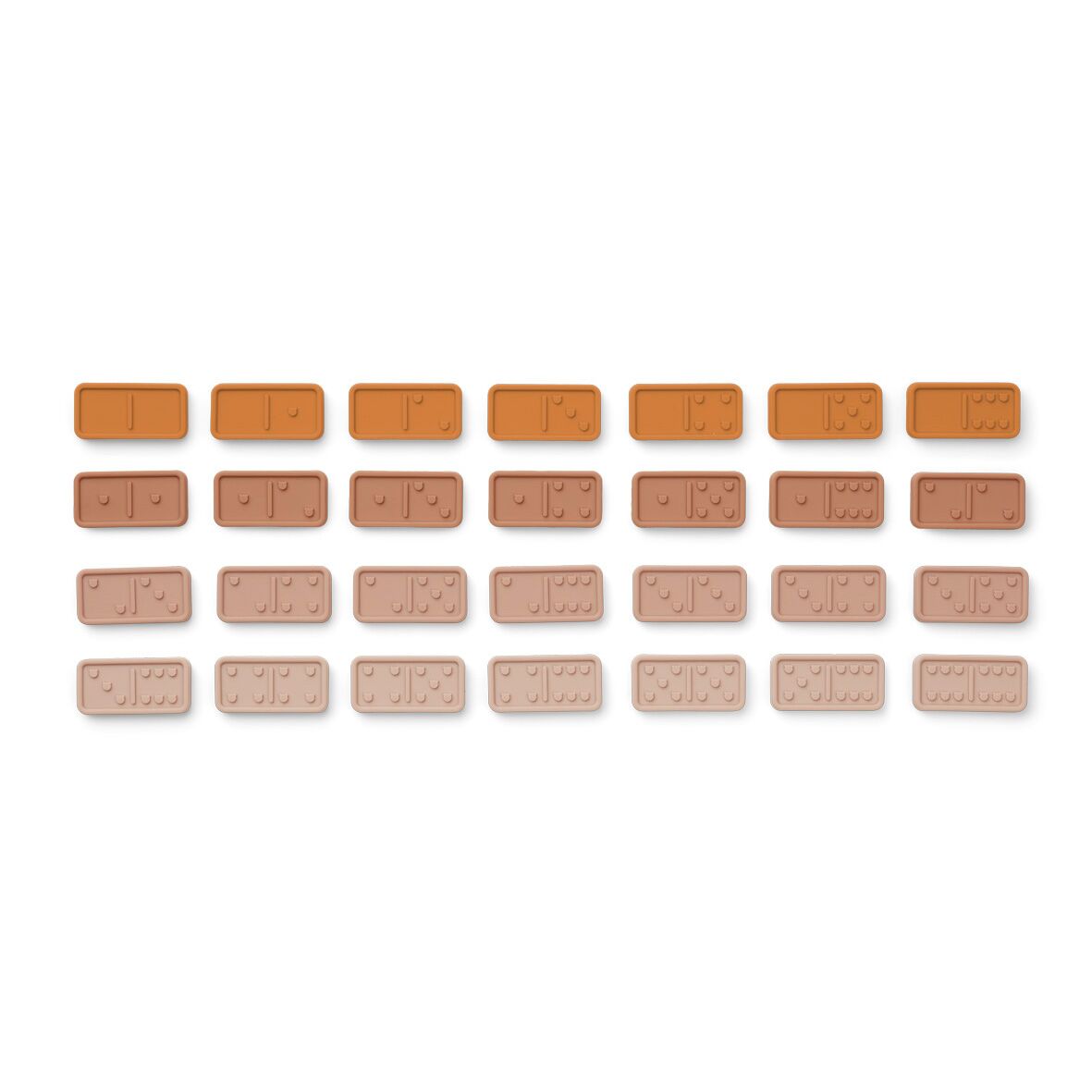 Liewood Dodo Domino Spiel aus Silikon „Rose multi mix“