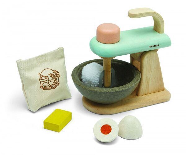 PlanToys Mixer-Set aus Holz 01