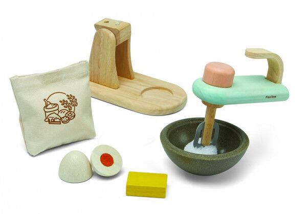 PlanToys Mixer-Set aus Holz – Bild 3