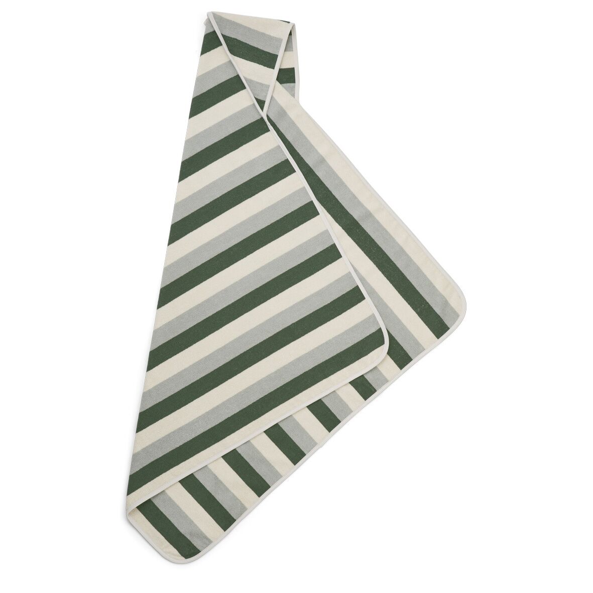 Liewood Kapuzenhandtuch Louie „Garden green:sandy:dove blue“, 100cm,2