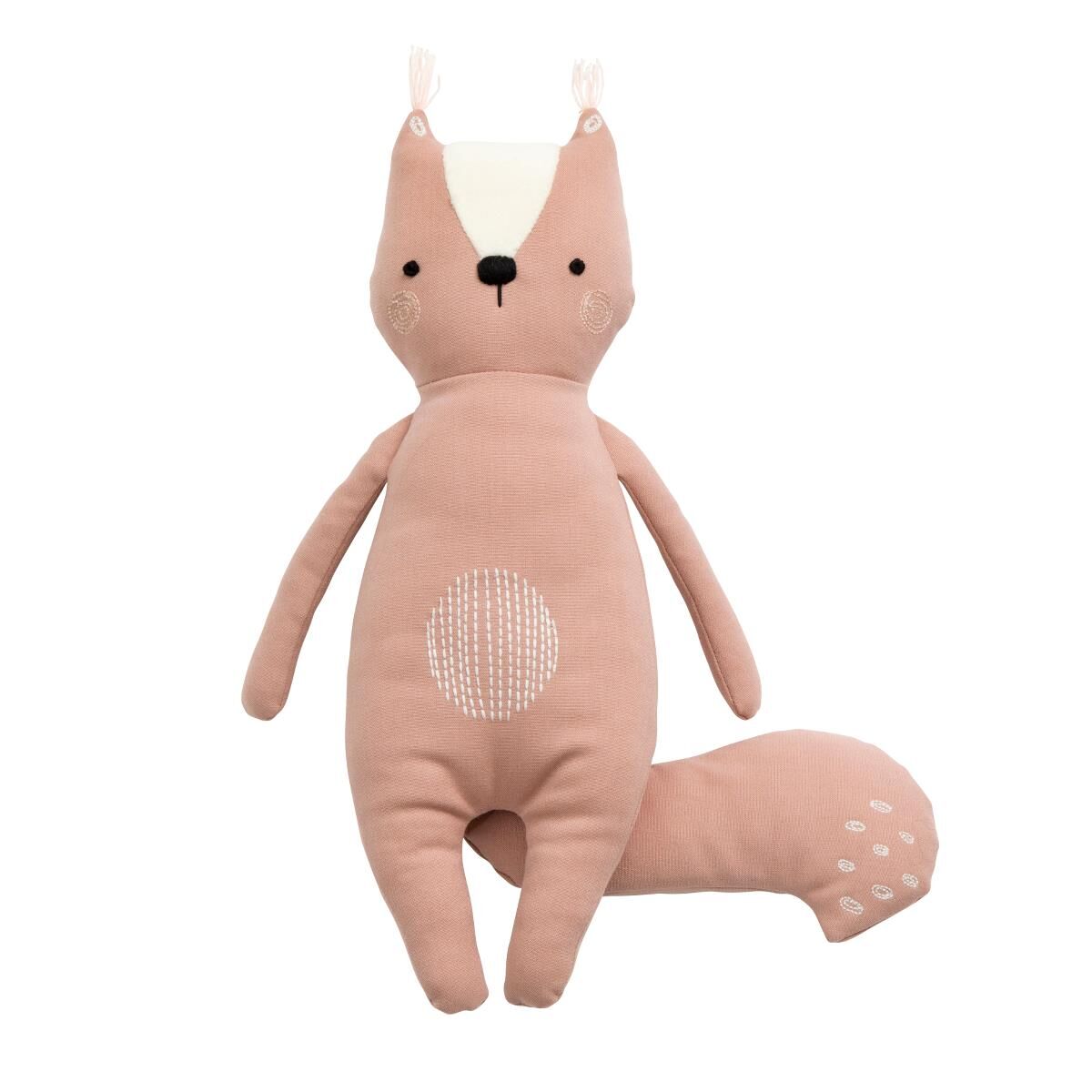 Sebra Kuscheltier Zappy das Eichhörnchen „misty rose“, 32cm