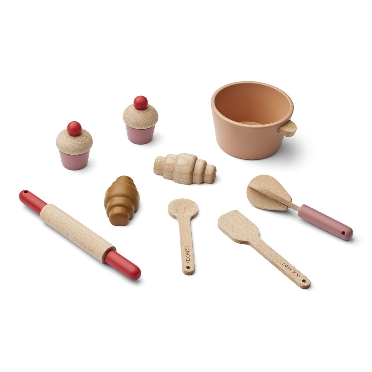 DELISTED Liewood Backspielset Lisbeth „Rose multi mix“, Buchenholz