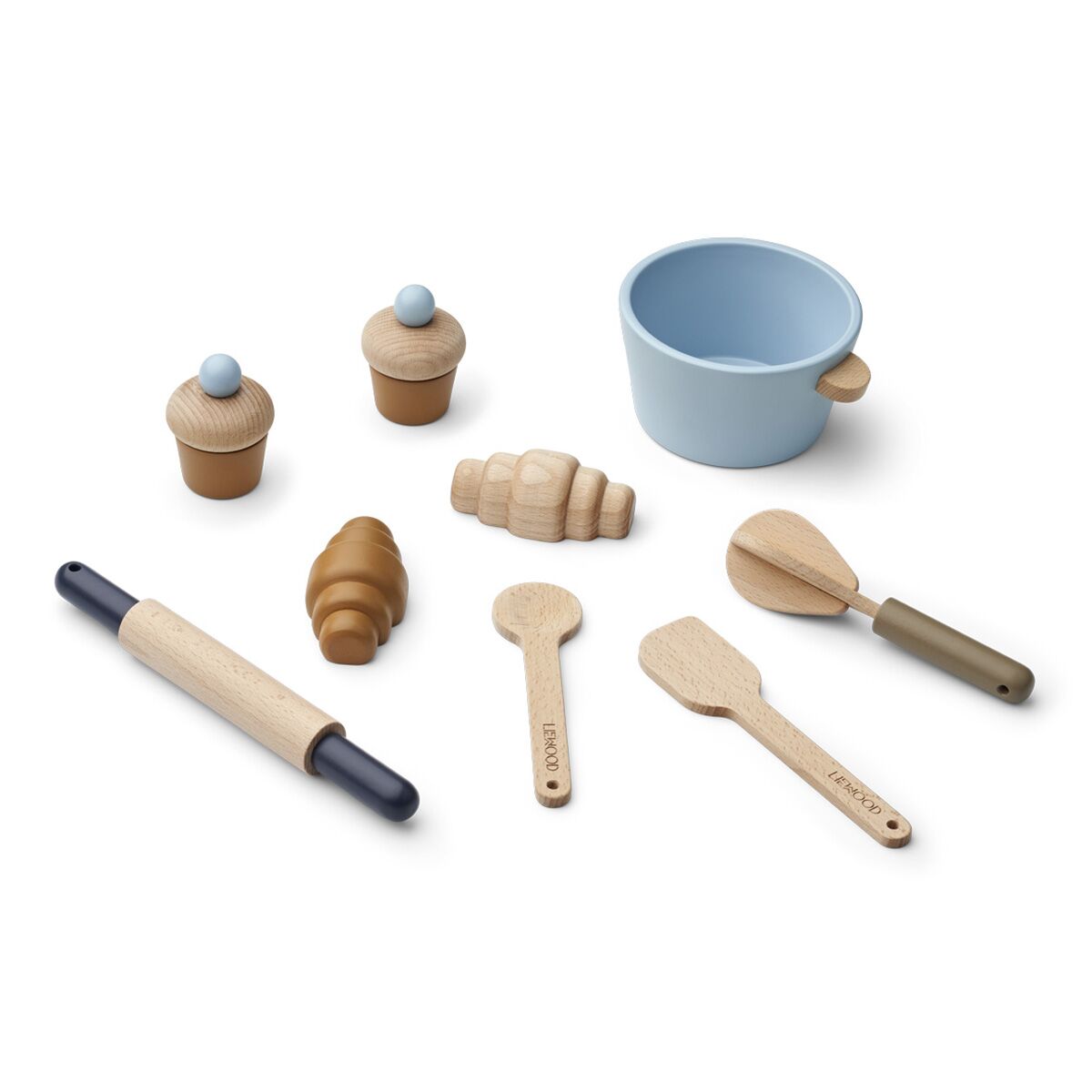 DELISTED Liewood Backspielset Lisbeth „Sea blue multi mix“, Buchenholz