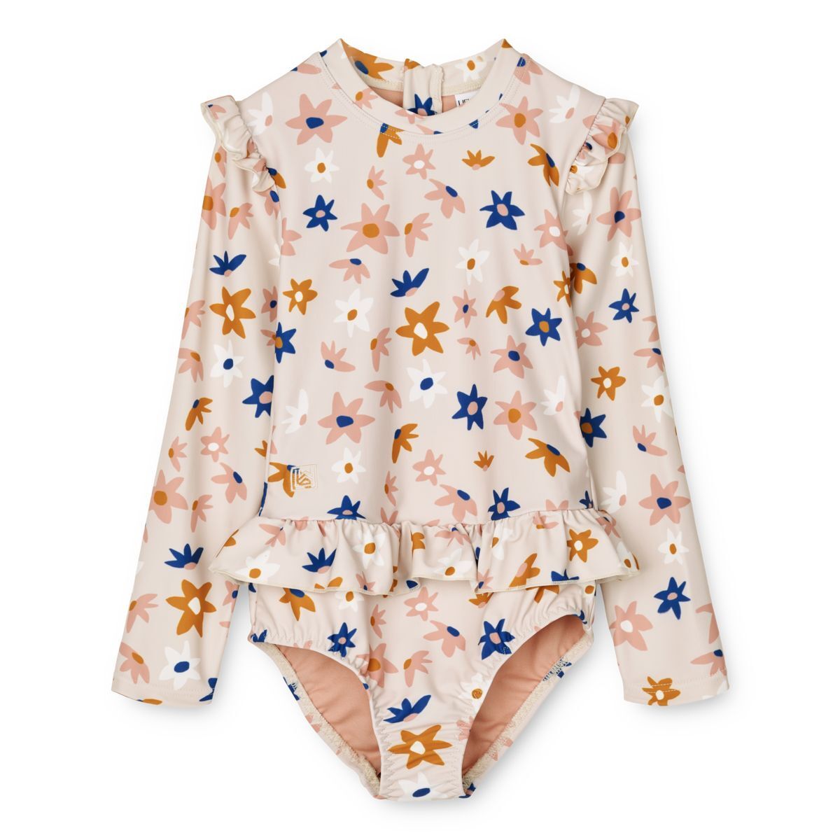 Liewood Kinder Badeanzug Sille „Flower market : Sandy mix“, LSF 40+ 01