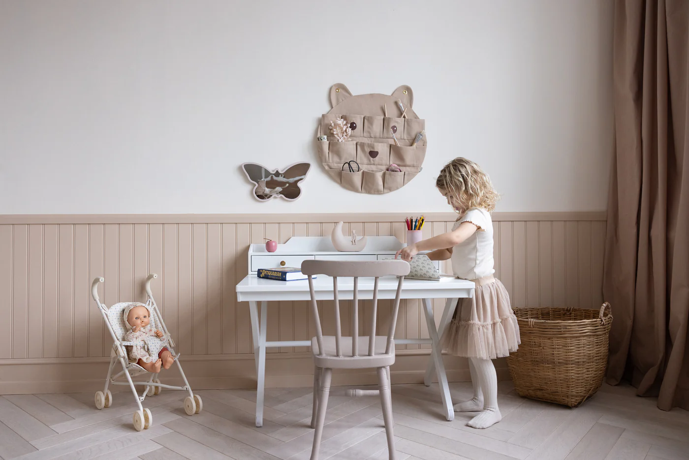 Cam Cam Luca Schreibtisch „White“, FSC, 90x59x77cm