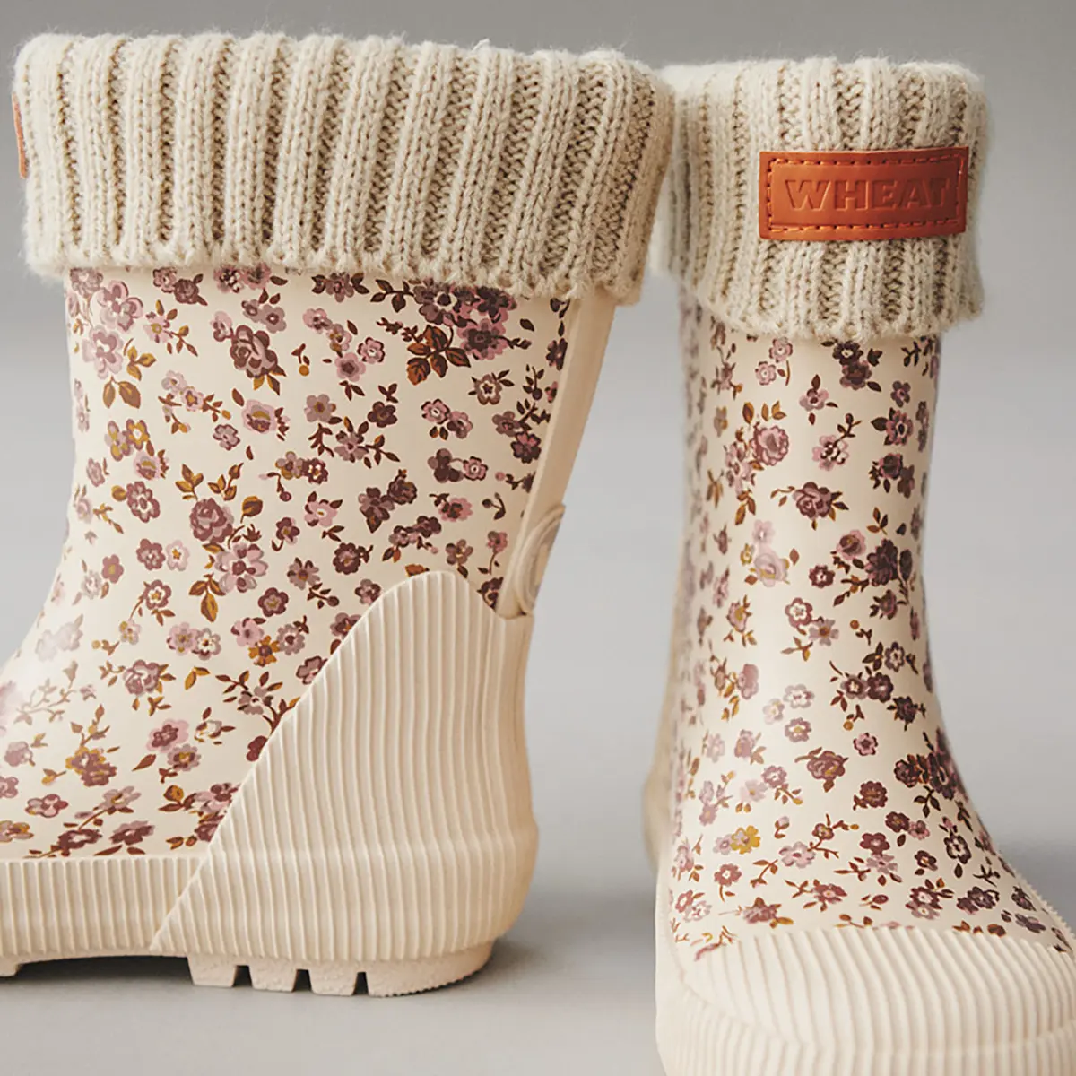 Wheat Thermo-Gummistiefel Wader „Rose Flowers“