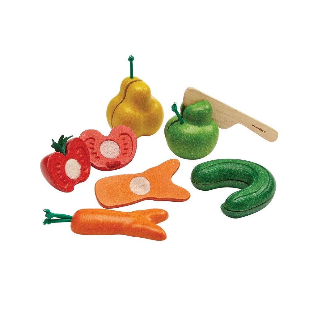 PlanToys Früchte Set aus Holz